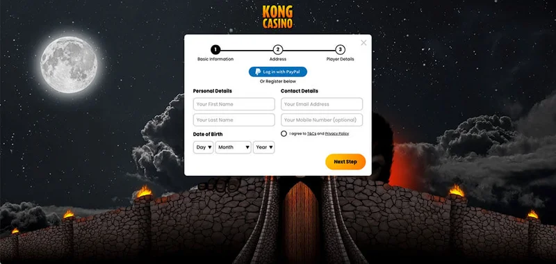 Kong Casino customer support